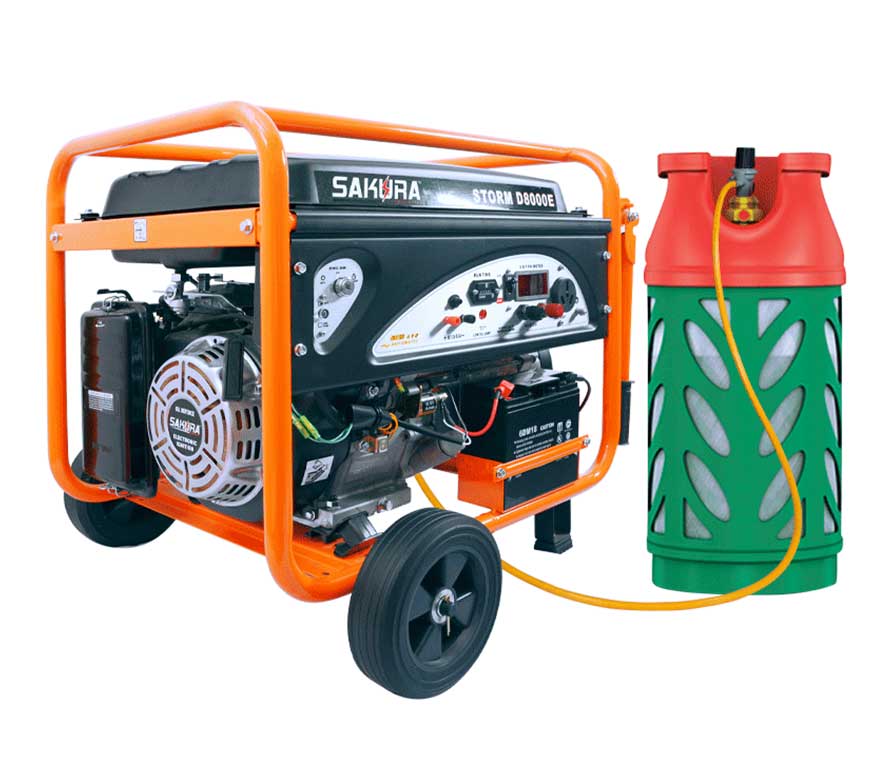 7.5KW LPG Generator STORM D8000E-DF