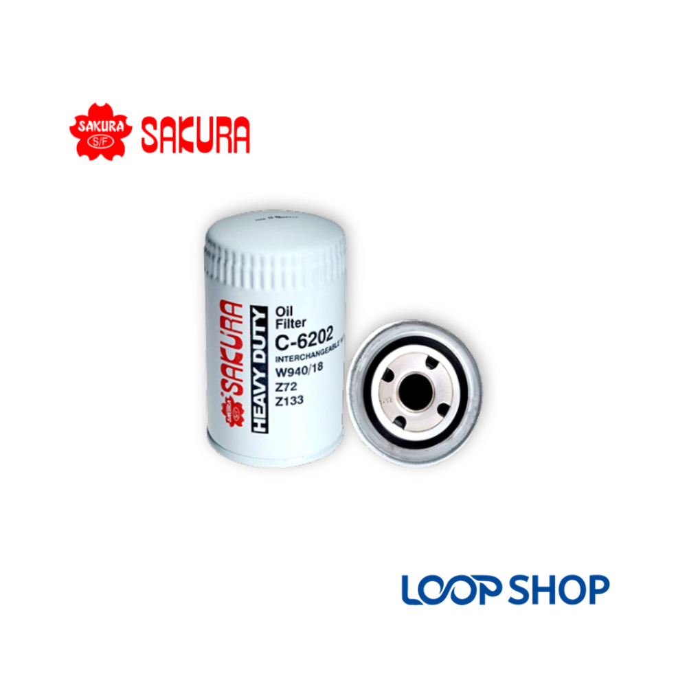 C-6202 Oil Filter - Sakura (DEUTZ & VOLVO Series)