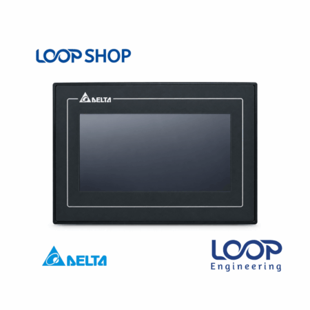 Delta DOP-107EV 7 inch TFT color Ethernet touch screen HMI display panel front view