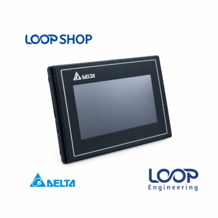 Delta DOP-103BQ 4.3 inch TFT color touch screen HMI display panel front view