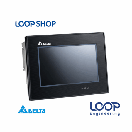 Delta DOP-103WQ 4.3 inch TFT color touch screen HMI display panel front view