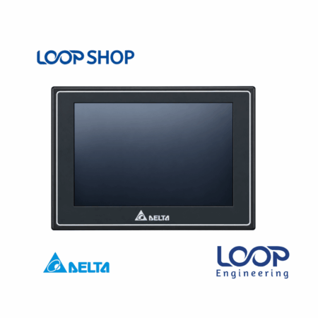 Delta DOP-107EG 7 inch TFT color Ethernet touch screen HMI display panel front view