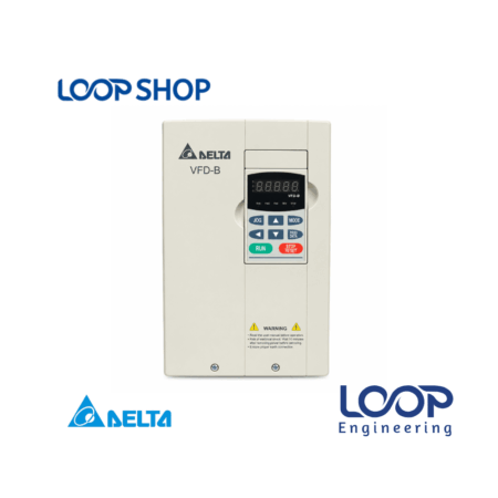 Delta VFD037B43A 3.7kW 5HP 460V VFD-B series AC motor drive front view
