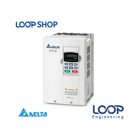 Delta VFD075B43A 7.5kW 10HP 460V VFD-B series AC motor drive front view