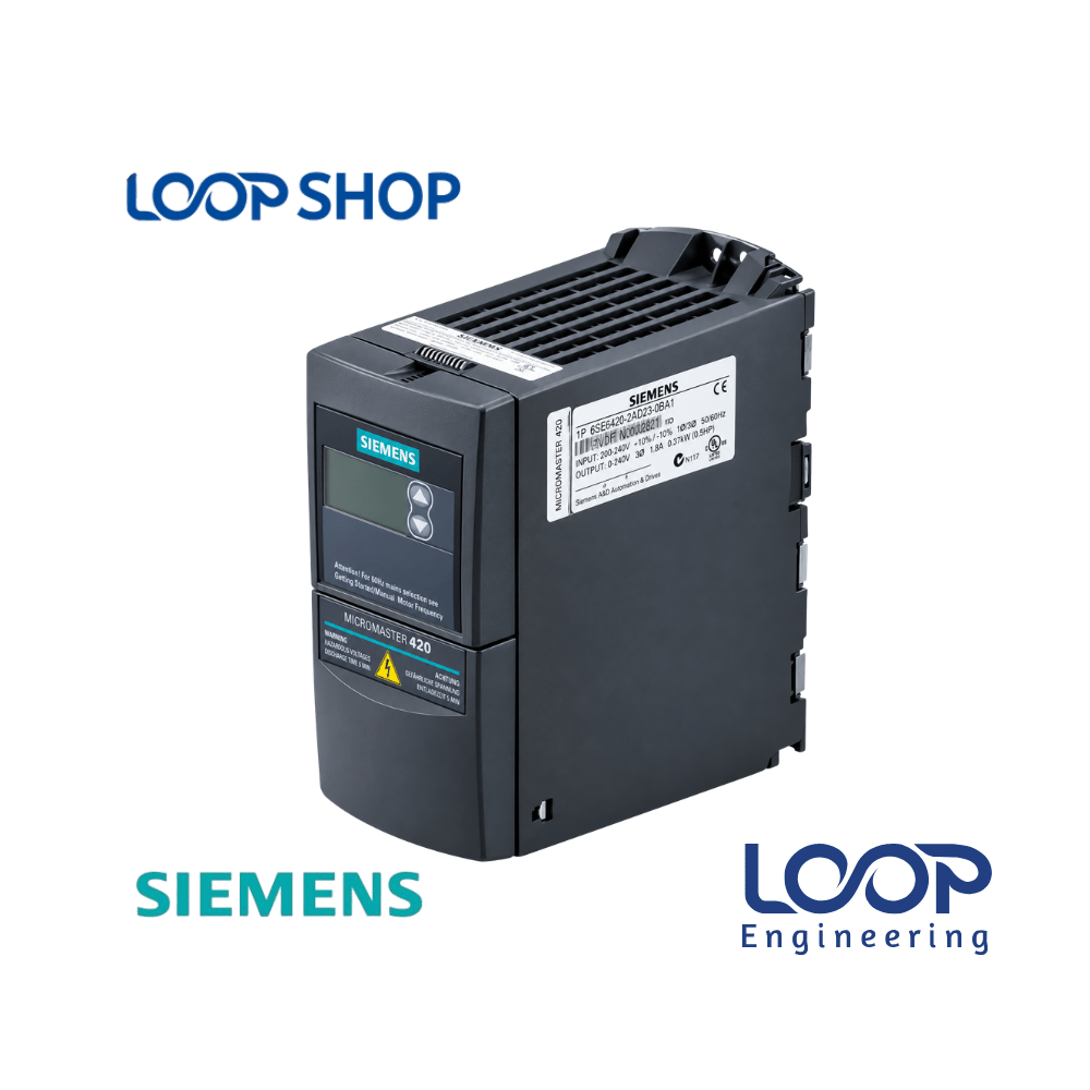 Siemens Micromaster 440 0.75kW 1HP Variable Frequency Drive 6SE6440-2UD17-5AA1