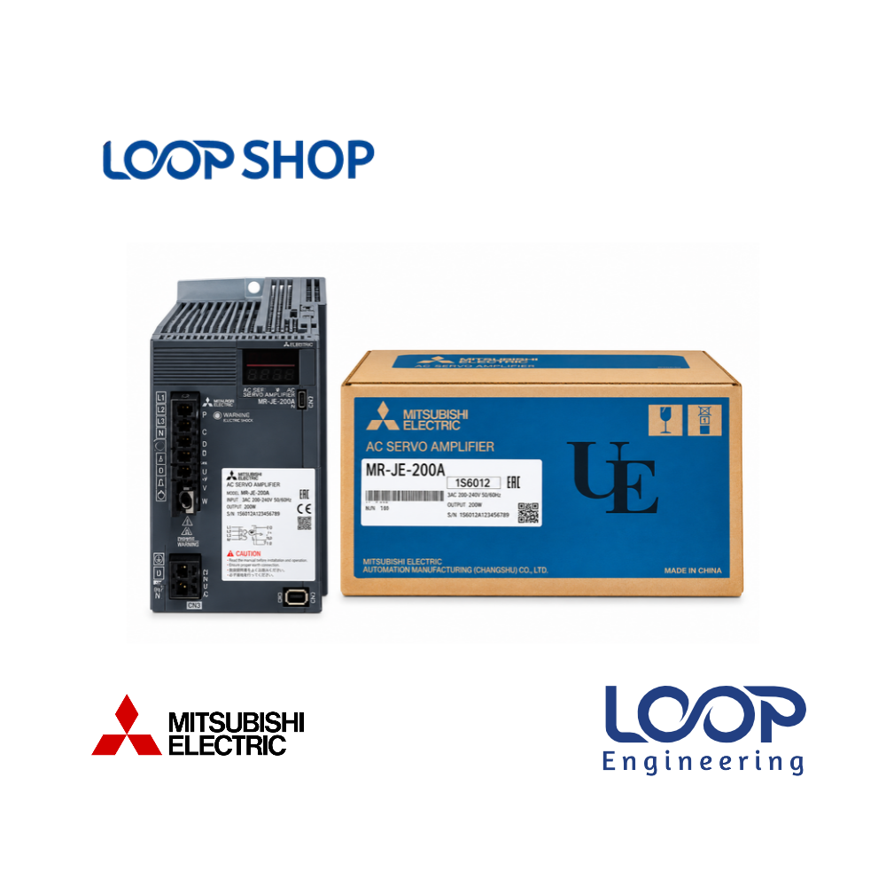 Mitsubishi MR-JE-200A 2000W AC Servo Drive available at Loop Shop Bangladesh