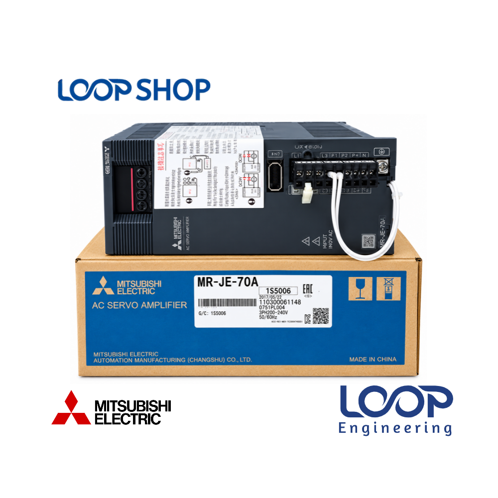 Mitsubishi MR-JE-70A 750W AC Servo Drive available at Loop Shop Bangladesh