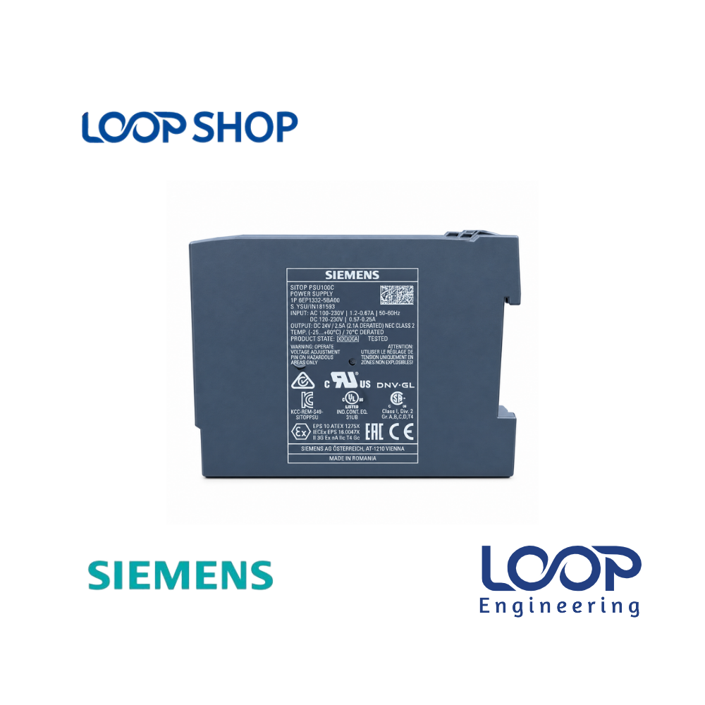 : Siemens SITOP PSU100C Power Supply 6EP1332-5BA10 24V 4A Loopshop Bangladesh