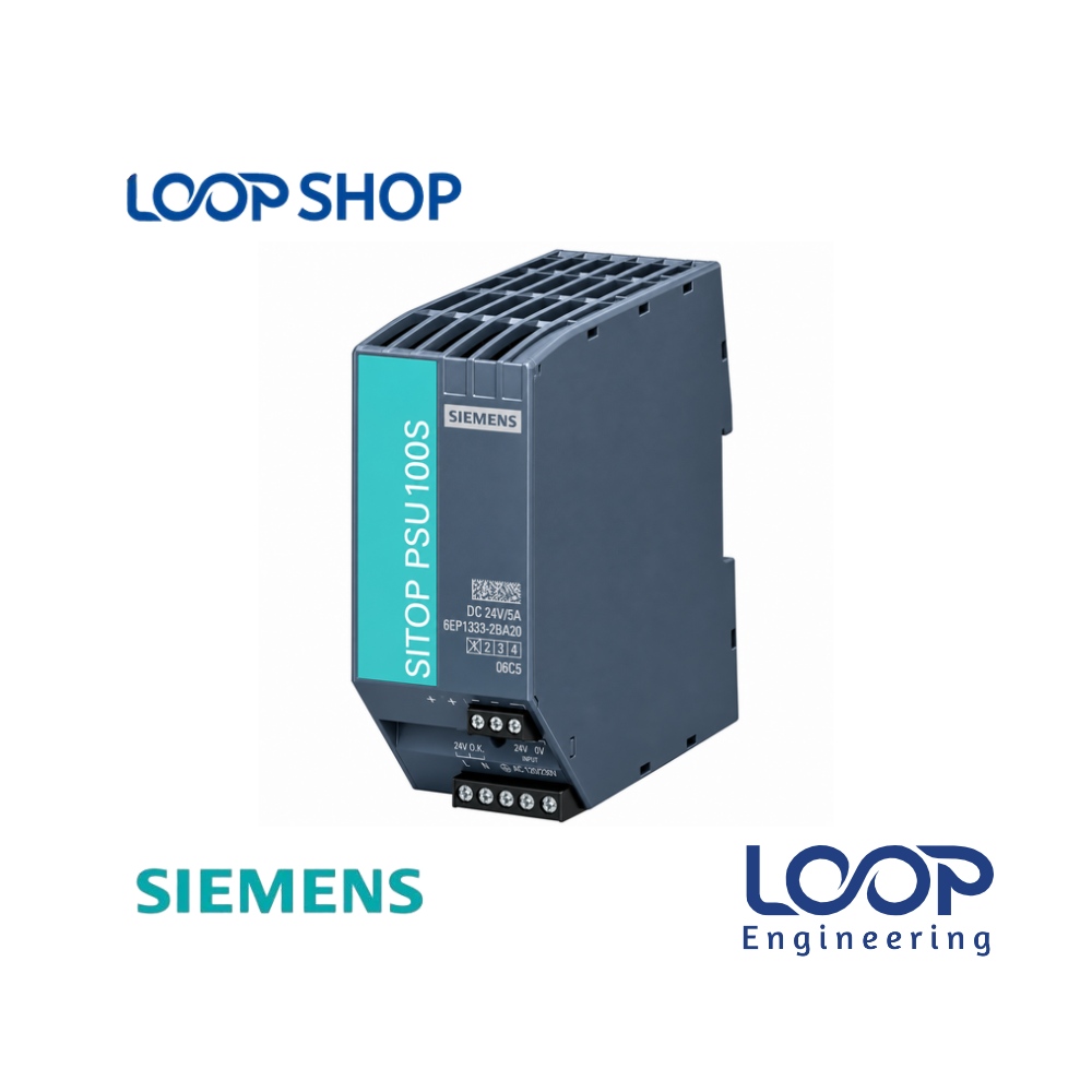 Siemens SITOP PSU100S Power Supply 6EP1333-2BA20 24V 5A Loopshop Bangladesh
