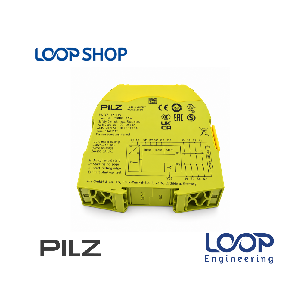 Pilz 750104 PNOZ s4 Safety Relay 24VDC Loopshop Bangladesh