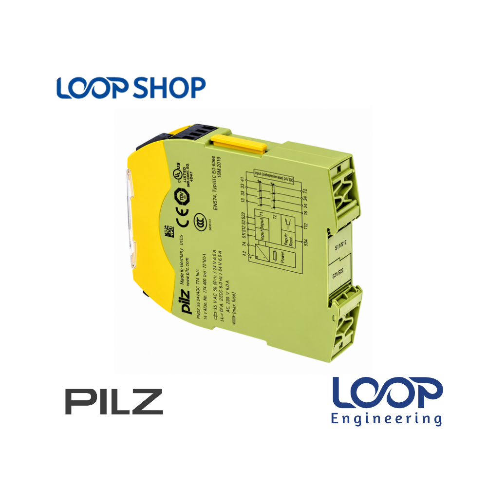 Pilz 750106 PNOZ s6 Two-Hand Safety Relay 24VDC Loopshop Bangladesh